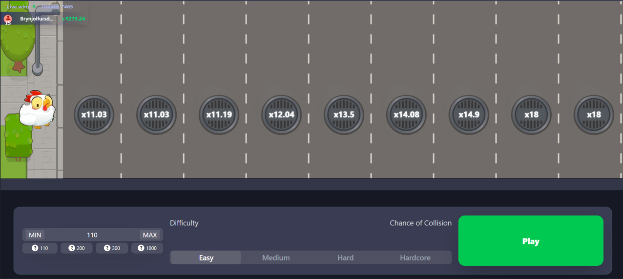 Chicken Road Gameplay